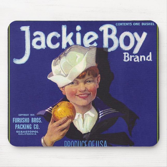 Jackie Boy Mouse Pad (Front)