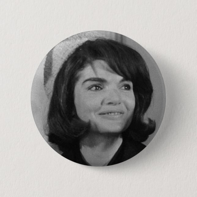 Jackie Kennedy 6 Cm Round Badge (Front)