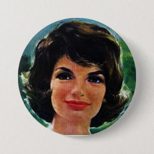 Jackie Kennedy 7.5 Cm Round Badge