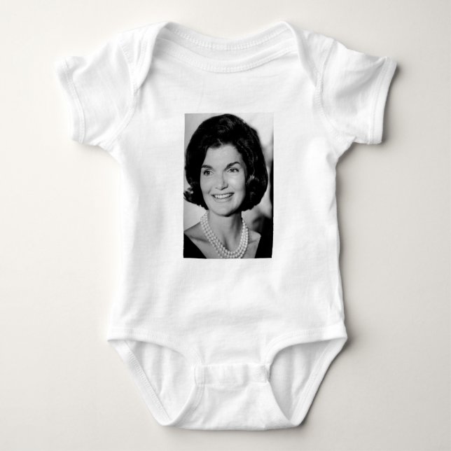 Jackie Kennedy Baby Bodysuit (Front)