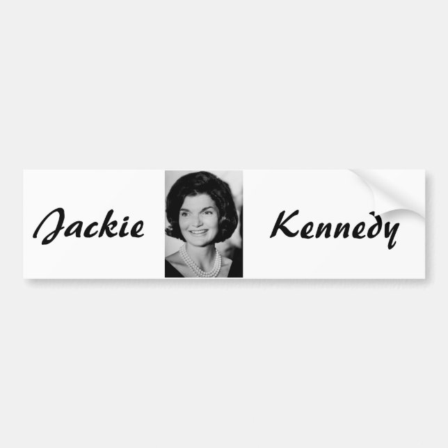 Jackie Kennedy Bumper Sticker (Front)