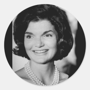 Jackie Kennedy Classic Round Sticker
