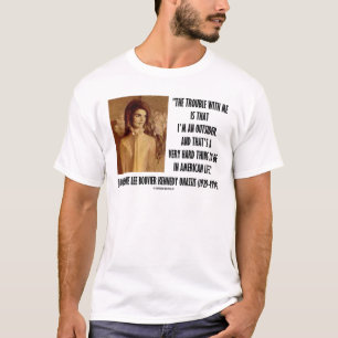 Jackie Kennedy Portrait Trouble With Me Outsider T-Shirt