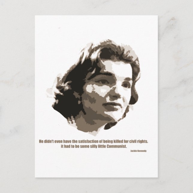 jackie Kennedy Postcard (Front)