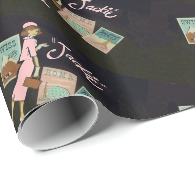 Jackie Kennedy Wrapping Paper (Roll Corner)