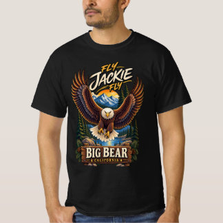 Jackie The Big Bear Eagle Supports California T-Shirt