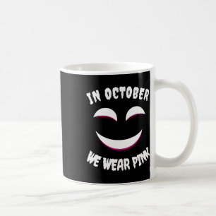 Jackolantern Halloween In October We Wear Pink Bre Coffee Mug