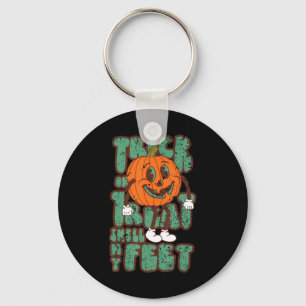 JackOLantern Halloween Pumpkin Face  Key Ring