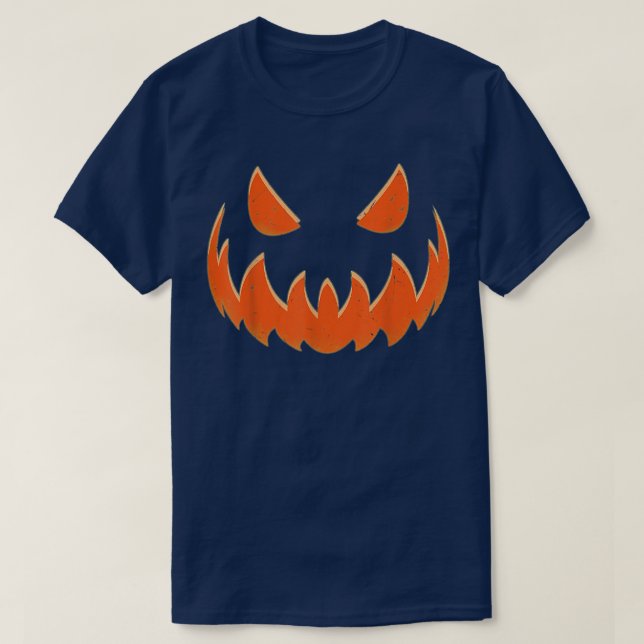 Jackolantern  Men Women Kids Pumpkin Scary Hallowe T-Shirt (Design Front)