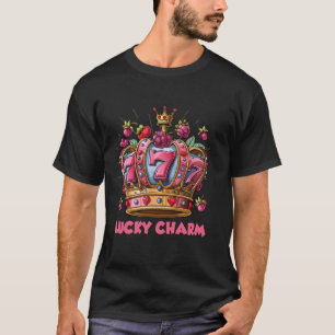 Jackpot Winner LUCKY CHARM 777 Slot Machine Gamble T-Shirt