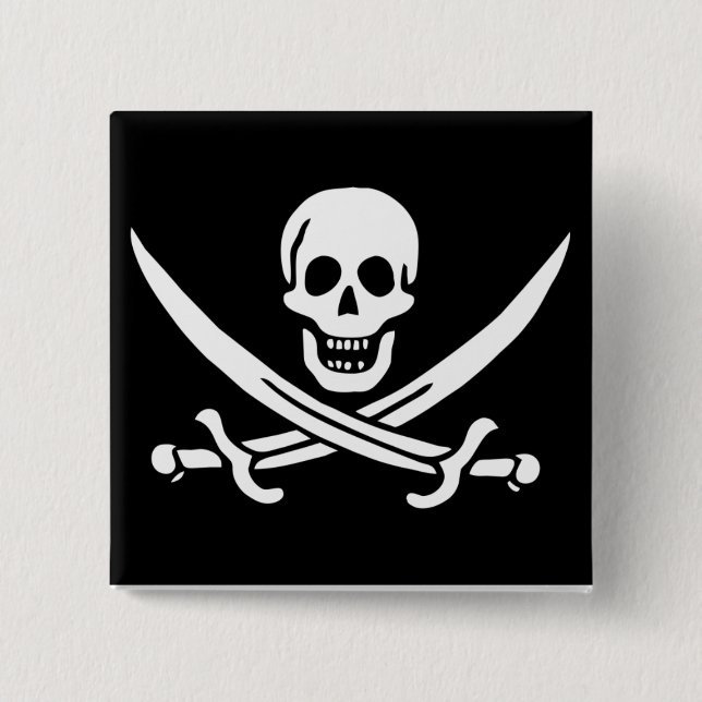 jackrackham 15 cm square badge (Front)