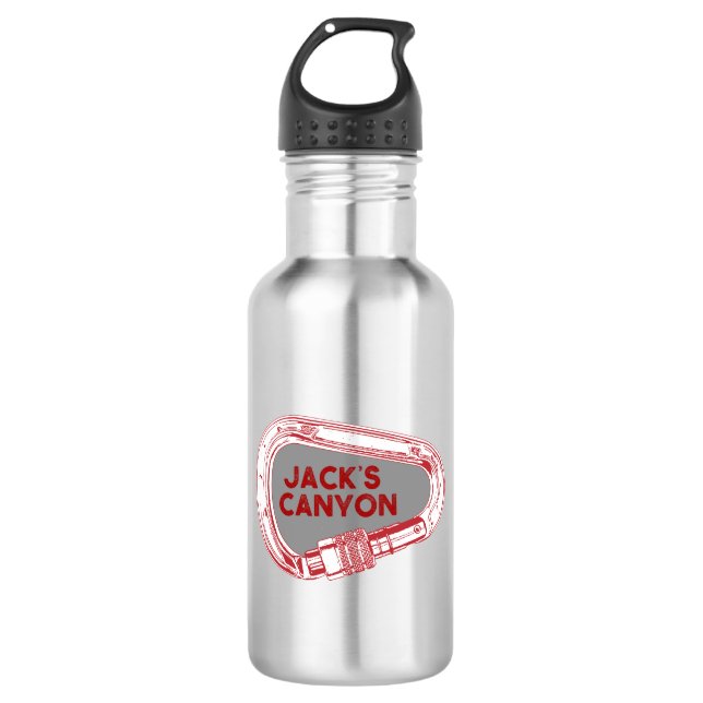 Jack's Canyon Climbing Carabiner 532 Ml Water Bottle (Front)