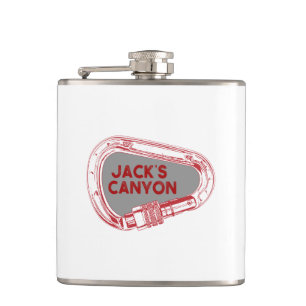 Jack's Canyon Climbing Carabiner Hip Flask