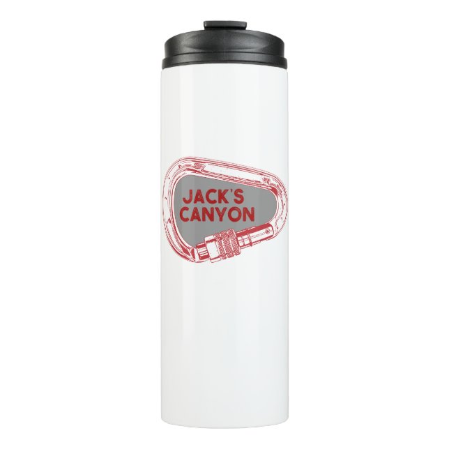 Jack's Canyon Climbing Carabiner Thermal Tumbler (Front)