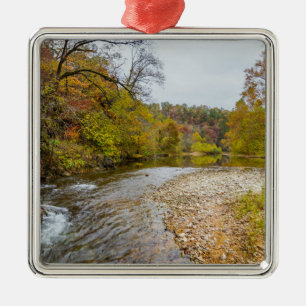 Jacks Fork Autumn Metal Ornament