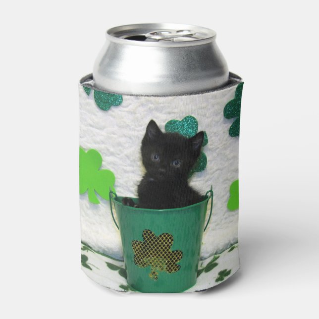 Jack's St. Patrick's Day Gold - Cat / Kitten Can Cooler (Can Front)