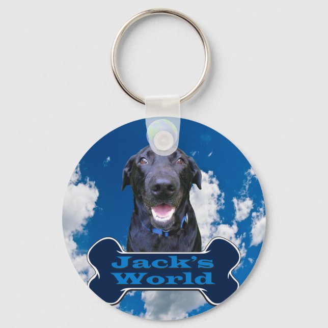 Jack's World Keychain (Front)