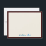 Jackson Bar Mitzvah Party Thank You Note Card<br><div class="desc">We’ll install your Hebrew for free!</div>