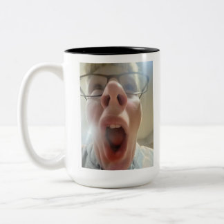 Jackson being sussy  Two-Tone coffee mug