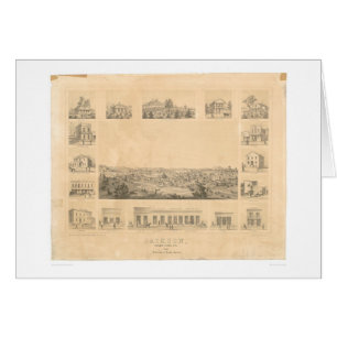 Jackson, CA. Panoramic Map 1857 (0766A)