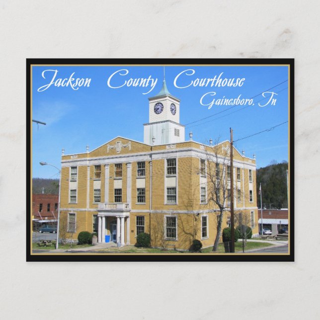 Jackson County Courthouse - Gainesboro, TN Postcard (Front)