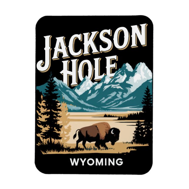 Jackson Hole Magnet (Vertical)