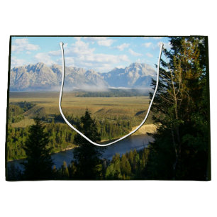 Jackson Hole Mountains and River Large Gift Bag