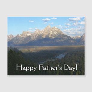 Jackson Hole Mountains Father's Day Card