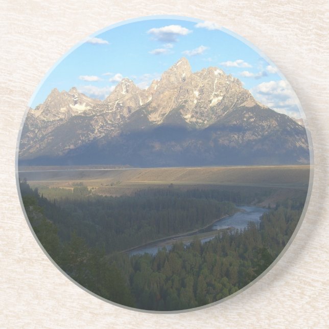 Jackson Hole Mountains (Grand Teton National Park) Coaster (Front)