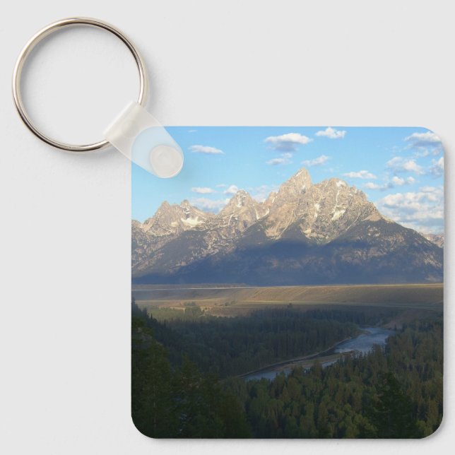 Jackson Hole Mountains (Grand Teton National Park) Key Ring (Front)