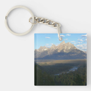 Jackson Hole Mountains (Grand Teton National Park) Key Ring