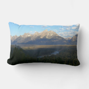 Jackson Hole Mountains (Grand Teton National Park) Lumbar Cushion