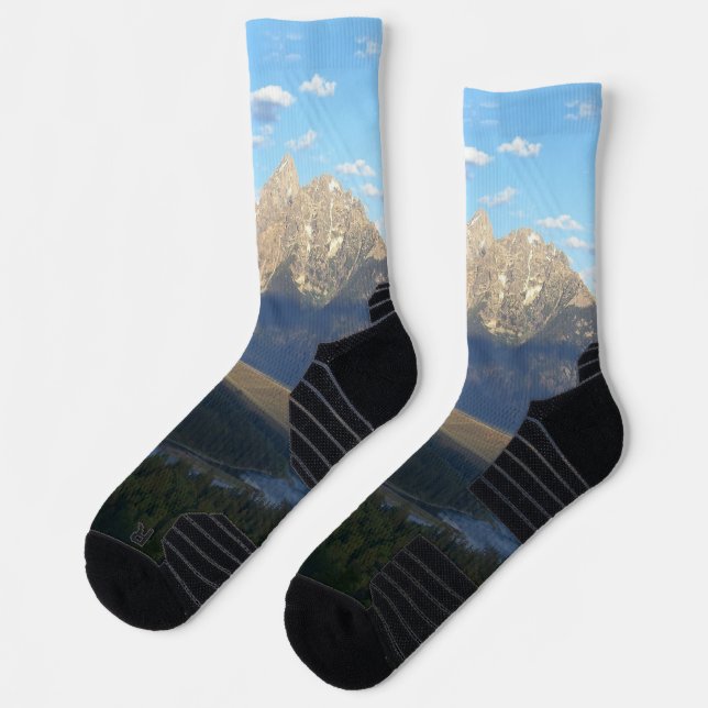 Jackson Hole Mountains (Grand Teton National Park) Socks (Left)