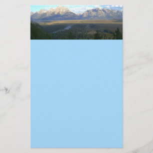 Jackson Hole Mountains (Grand Teton National Park) Stationery
