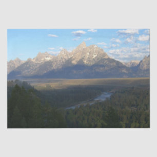 Jackson Hole Mountains (Grand Teton National Park) Tissue Paper