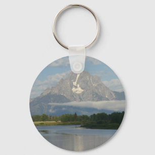 Jackson Hole River at Grand Teton National Park Key Ring
