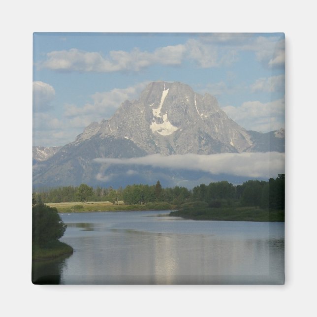 Jackson Hole River at Grand Teton National Park Magnet (Front)