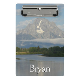 Jackson Hole River at Grand Teton National Park Mini Clipboard