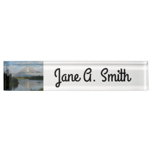 Jackson Hole River at Grand Teton National Park Nameplate