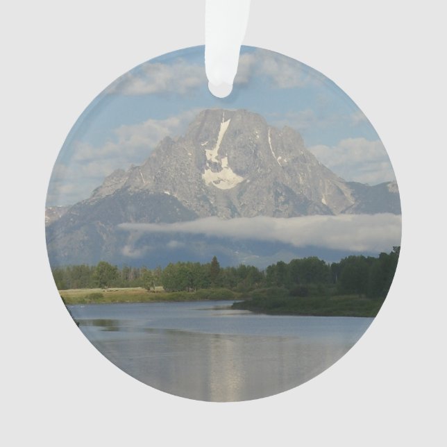 Jackson Hole River at Grand Teton National Park Ornament (Front)