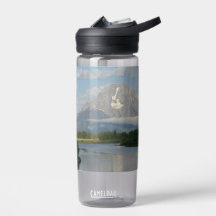 Jackson Hole River at Grand Teton National Park Water Bottle