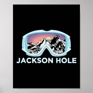Jackson Hole Ski Design Jackson Hole Poster