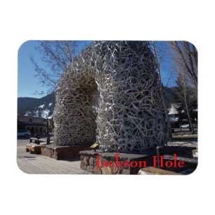 Jackson Hole Wyoming Antler Arches Magnet
