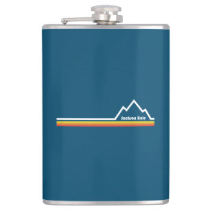 Jackson Hole Wyoming Hip Flask