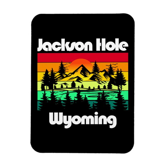 Jackson Hole Wyoming Magnet (Vertical)