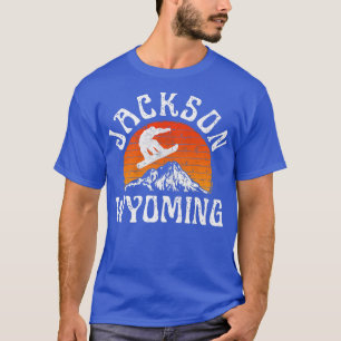 Jackson Hole Wyoming Nature Ski Snowboard Mountain T-Shirt