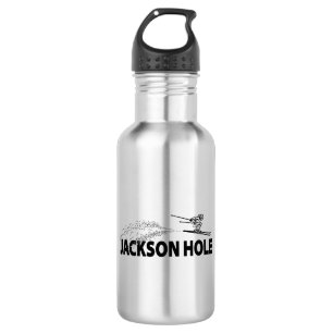 Jackson Hole Wyoming Ski Jumper 532 Ml Water Bottle