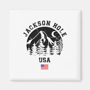 Jackson Hole Wyoming Ski Resort Alpine Skiing Amer Magnet