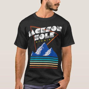 Jackson Hole Wyoming USA Ski Gift T-Shirt