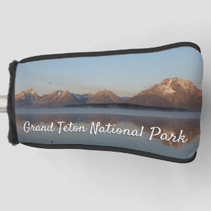 Jackson Lake Dam Reflection in Grand Teton Park Golf Head Cover